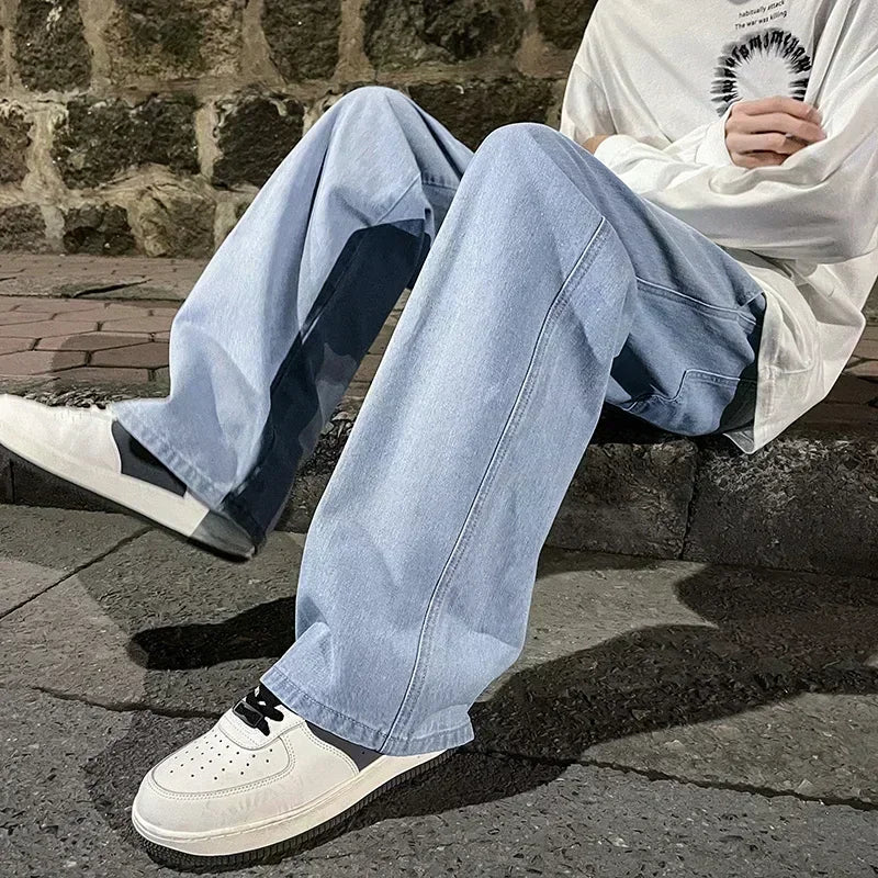 Men's Loose Straight Leg Jeans