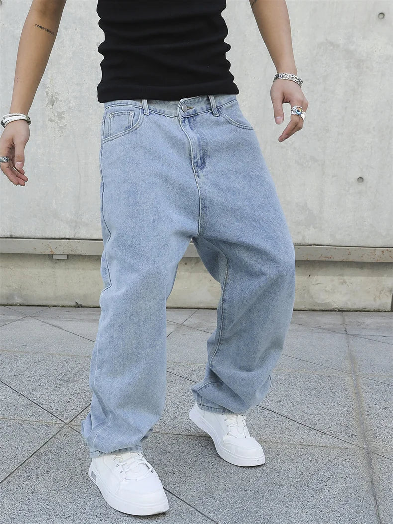 Men's Baggy Wide Leg Jeans