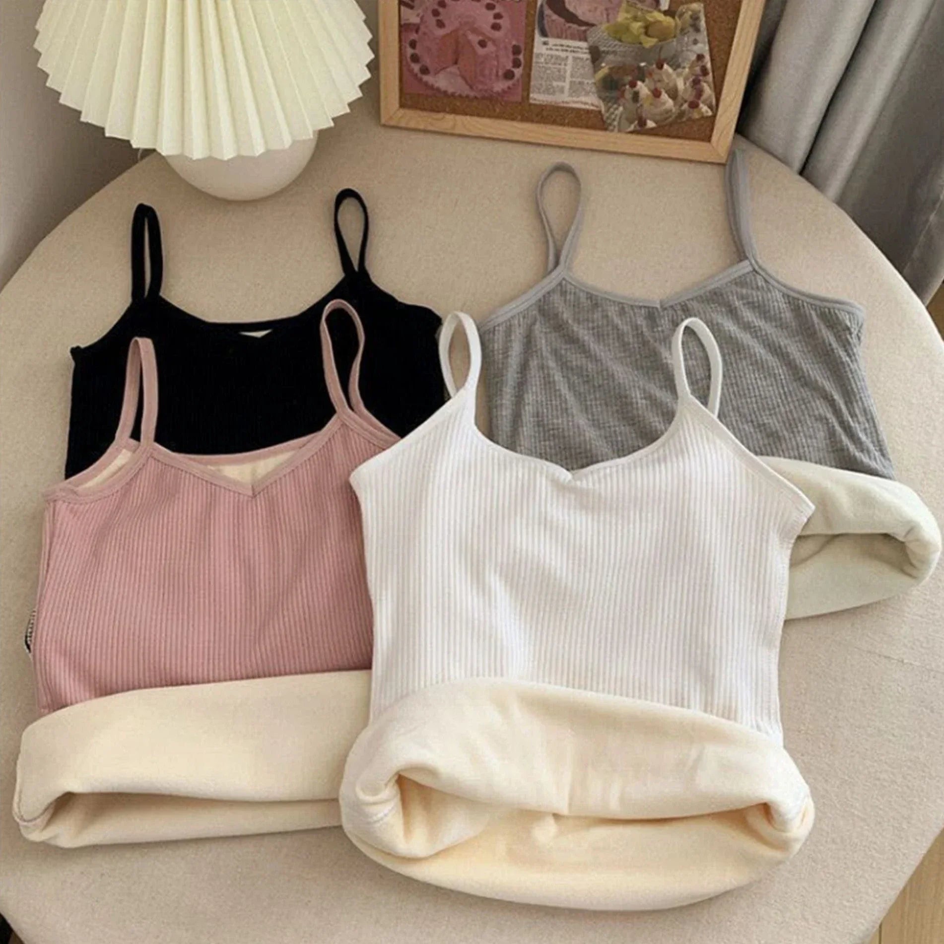 Women's Thermal Velvet Sleeveless Top