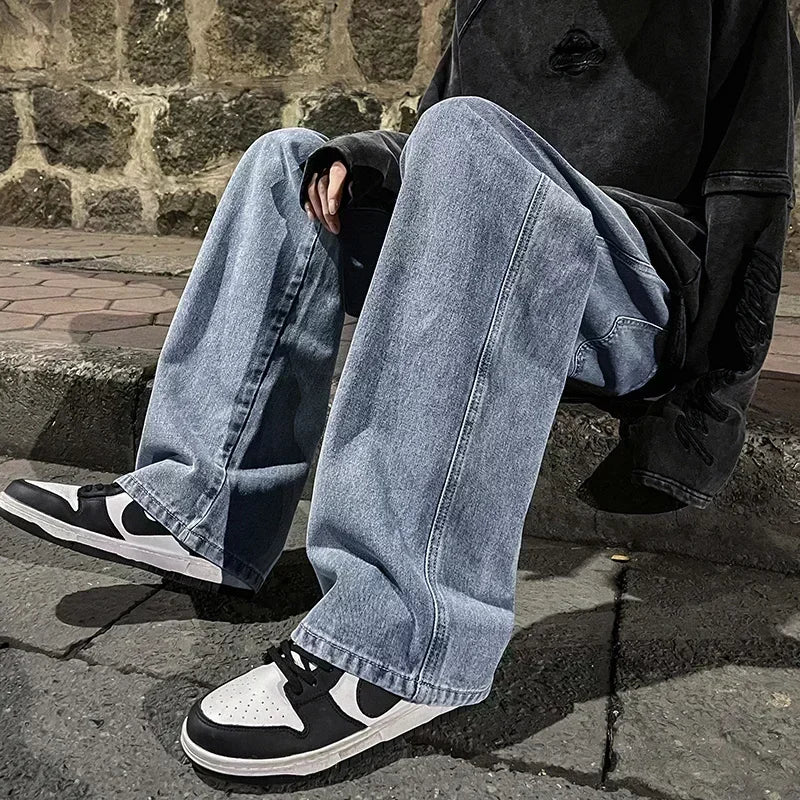 Men's Loose Straight Leg Jeans