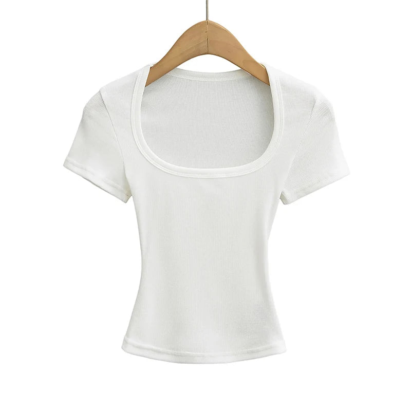Women's Square Neck Crop Top
