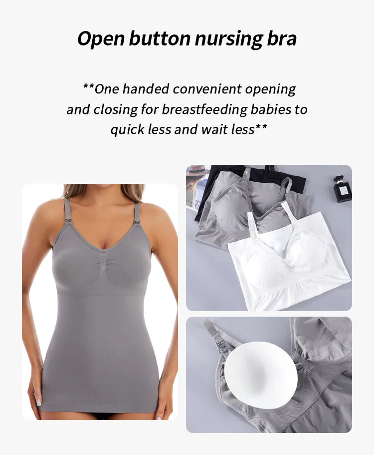 Women's Sleeveless Nursing Tank Top