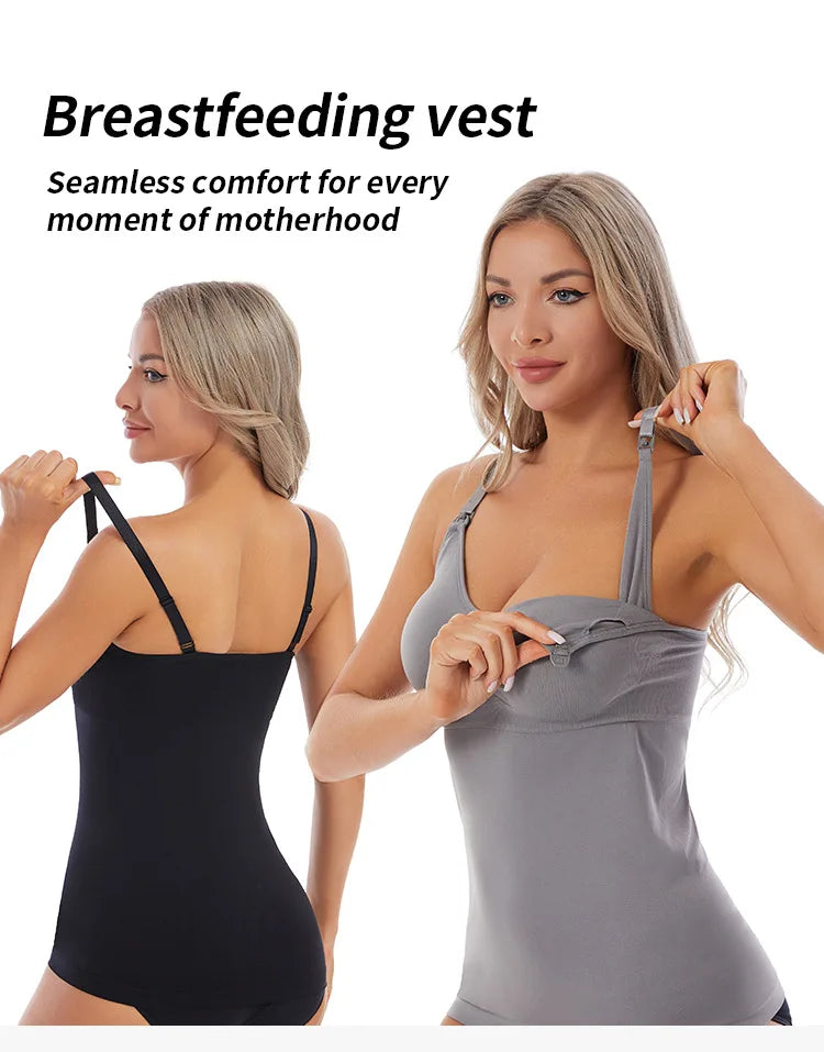 Women's Sleeveless Nursing Tank Top