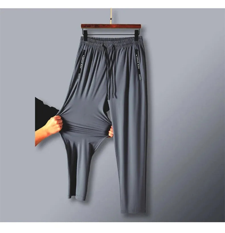Men's Ice Silk Wide Leg Pants