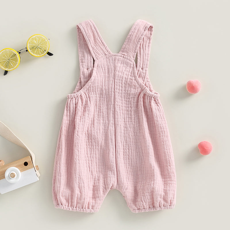Newborn Baby Suspender Romper
