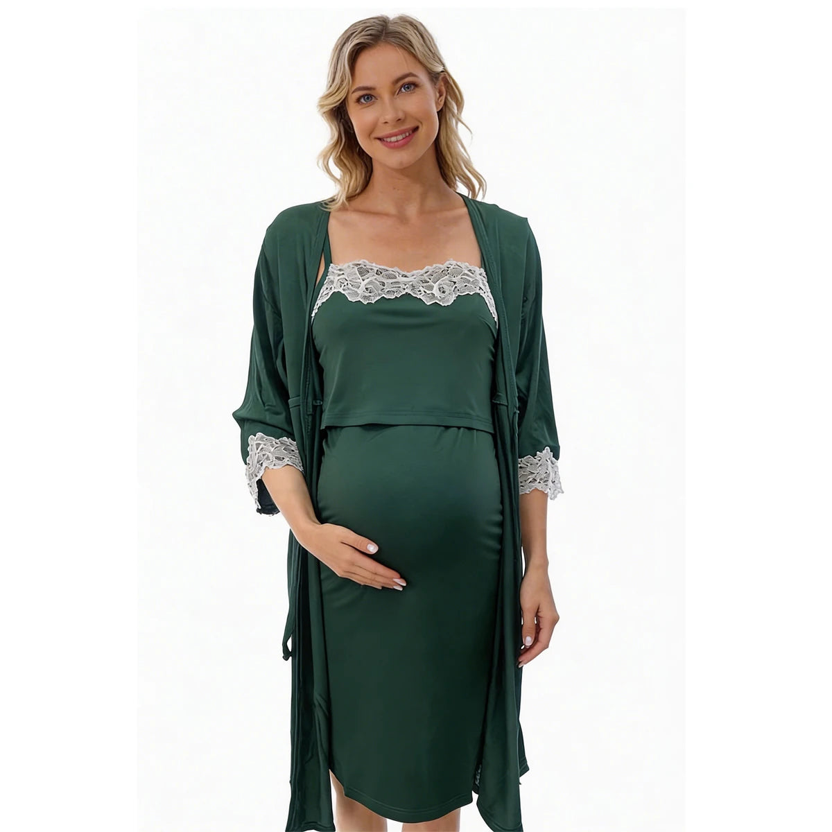 Maternity Hospital Robe & Nursing Nightgown