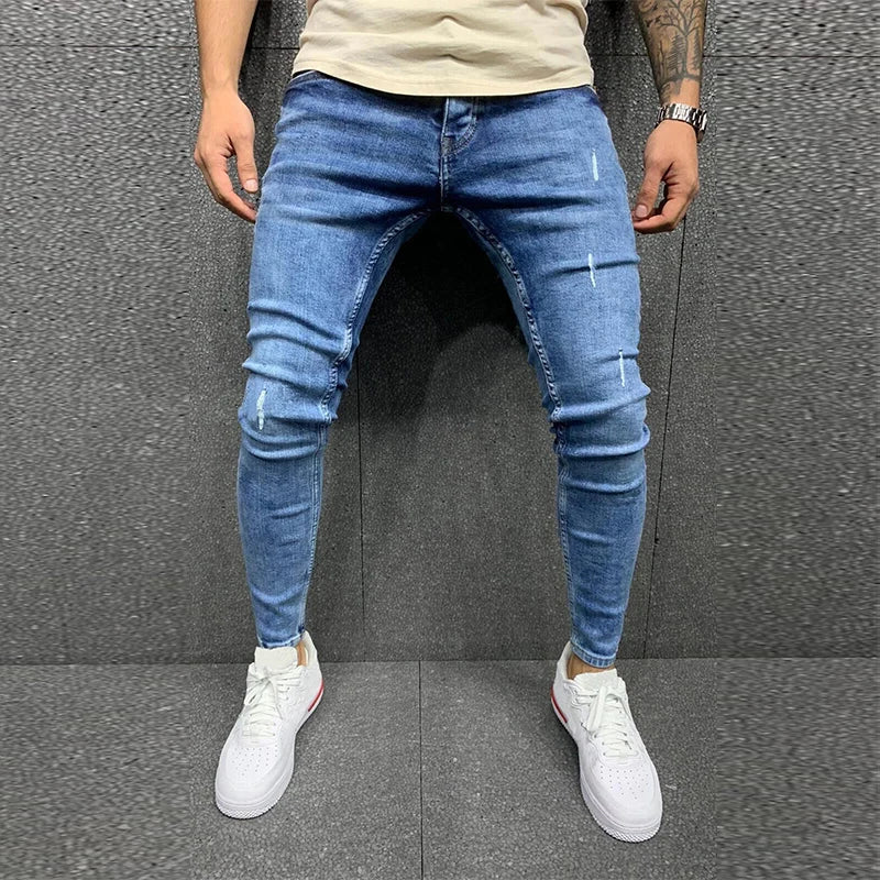 Men's Ripped Skinny Jeans