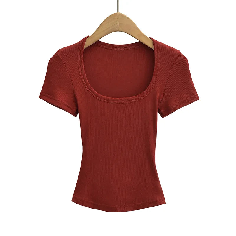 Women's Square Neck Crop Top