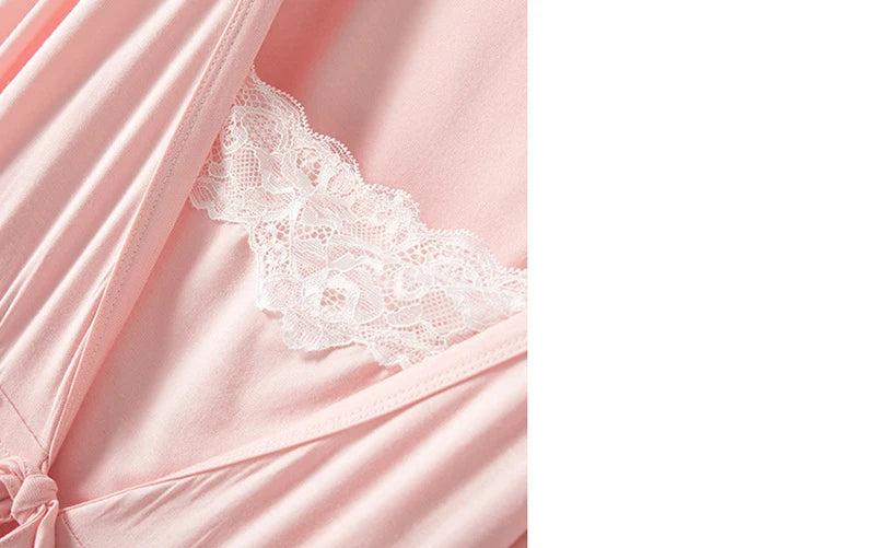Maternity Hospital Robe & Nursing Nightgown
