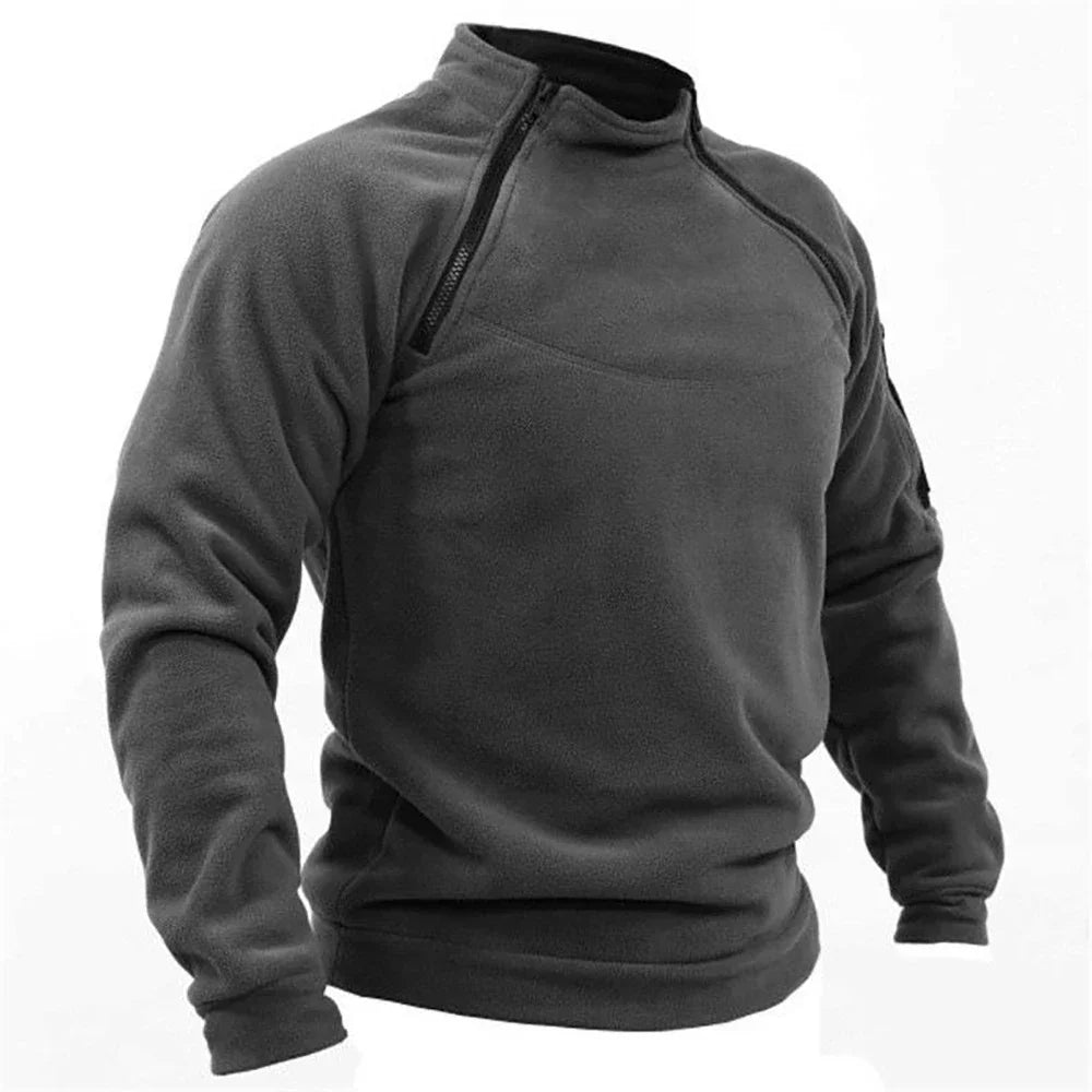 Men's Tactical Fleece Pullover Hoodie