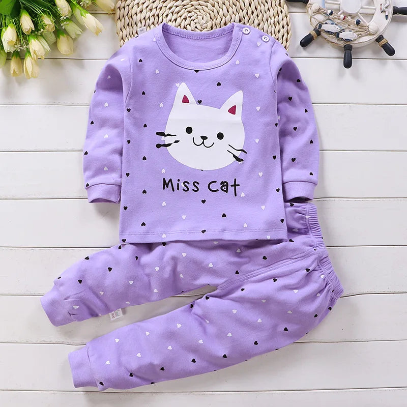 Baby Girl Cotton Pajama Set