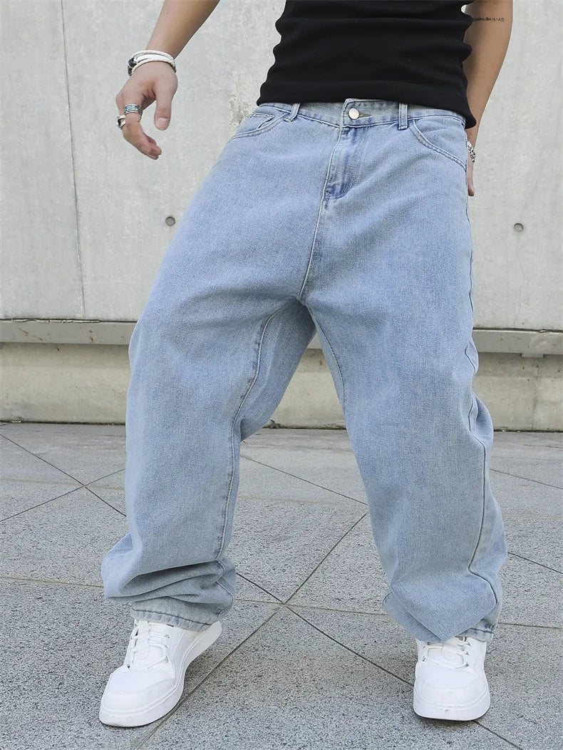 Men's Baggy Wide Leg Jeans