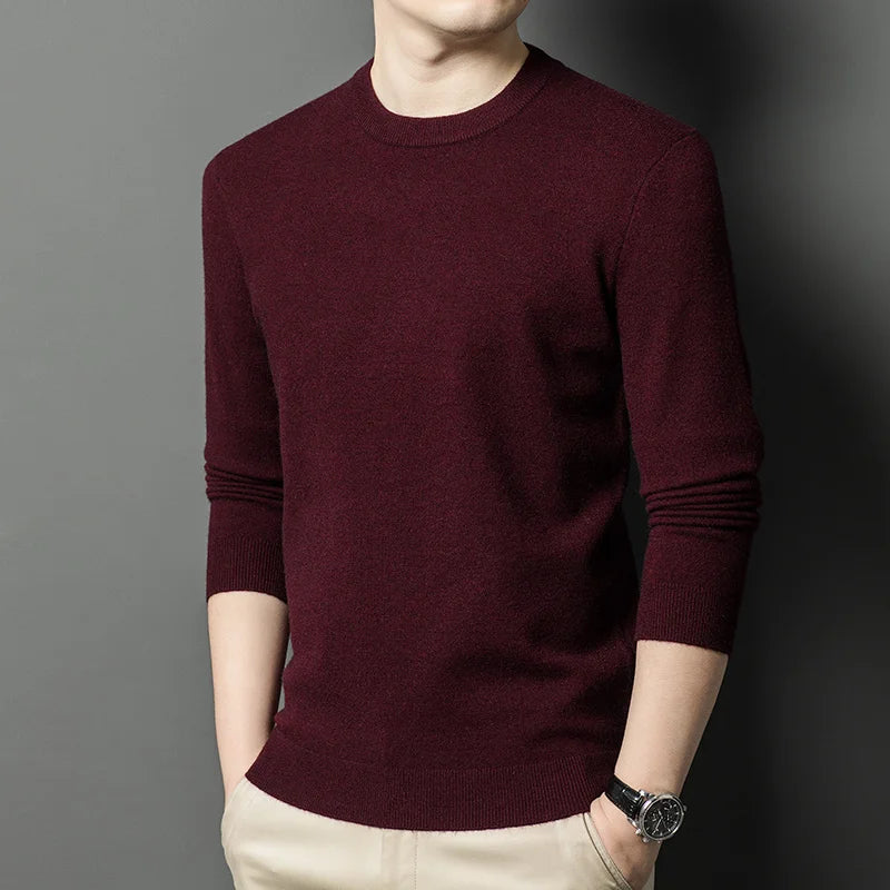 Men's Diamond Pattern Knit Sweater
