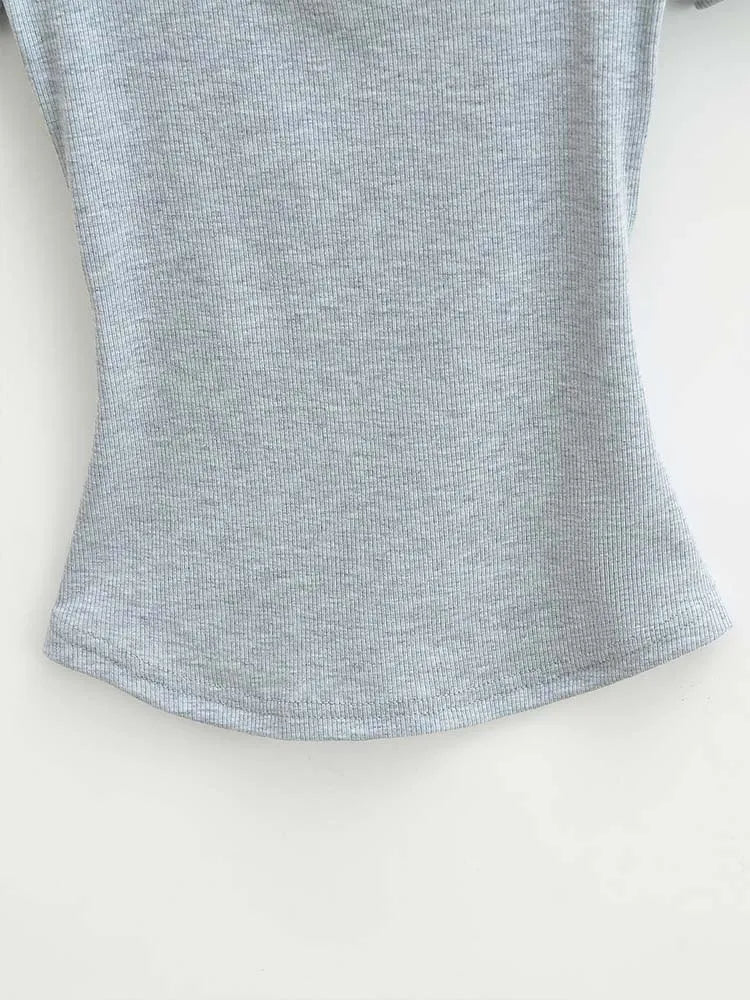 Women's Square Neck Crop Top