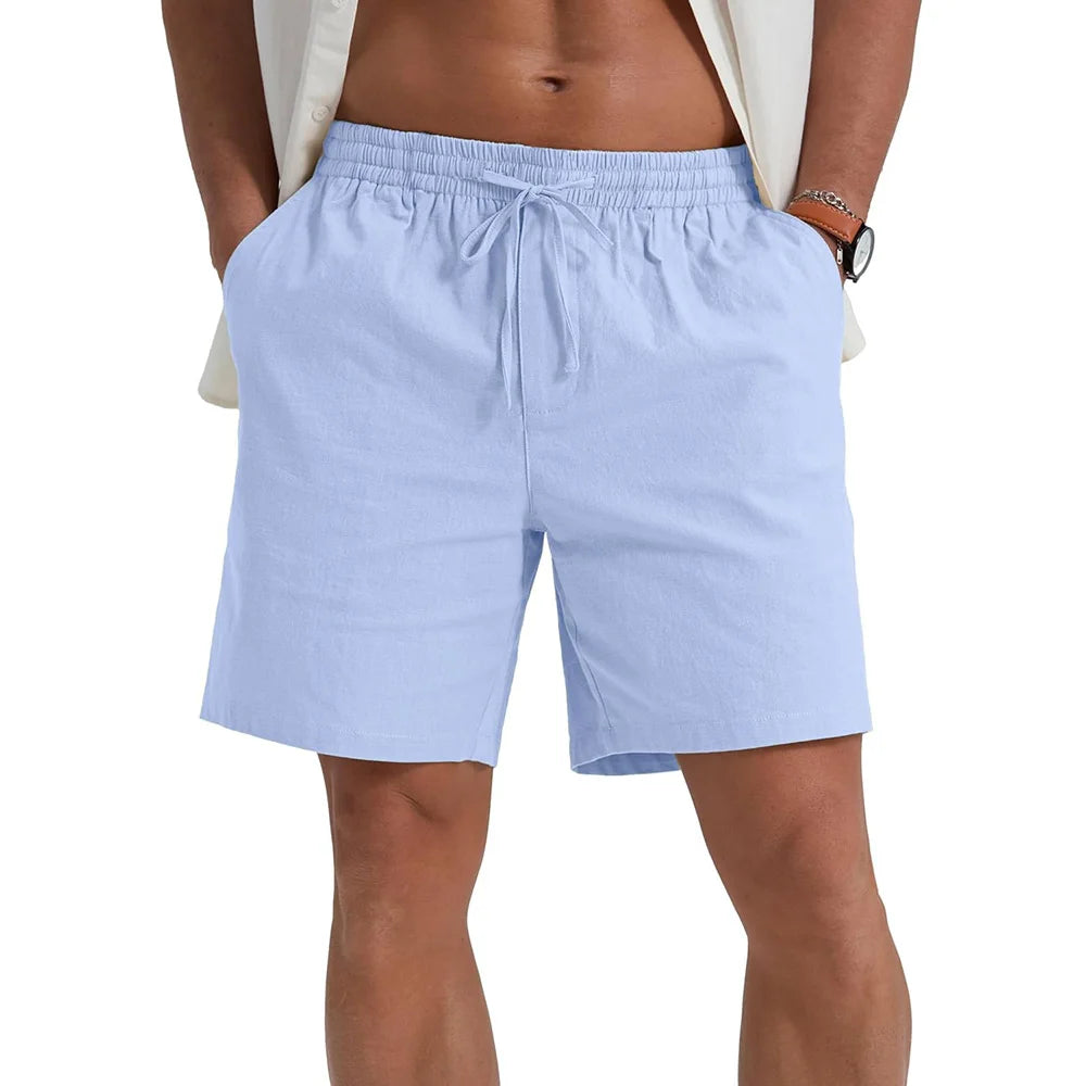 Men's Lightweight Linen Shorts