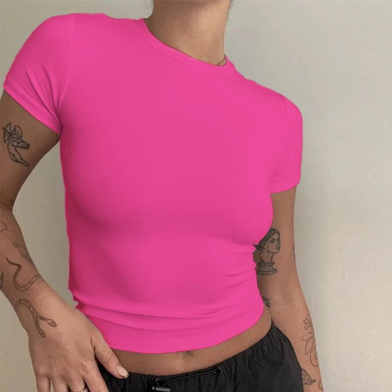 Women's Slim Fit Knit T-Shirt