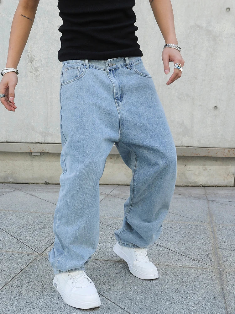 Men's Baggy Wide Leg Jeans