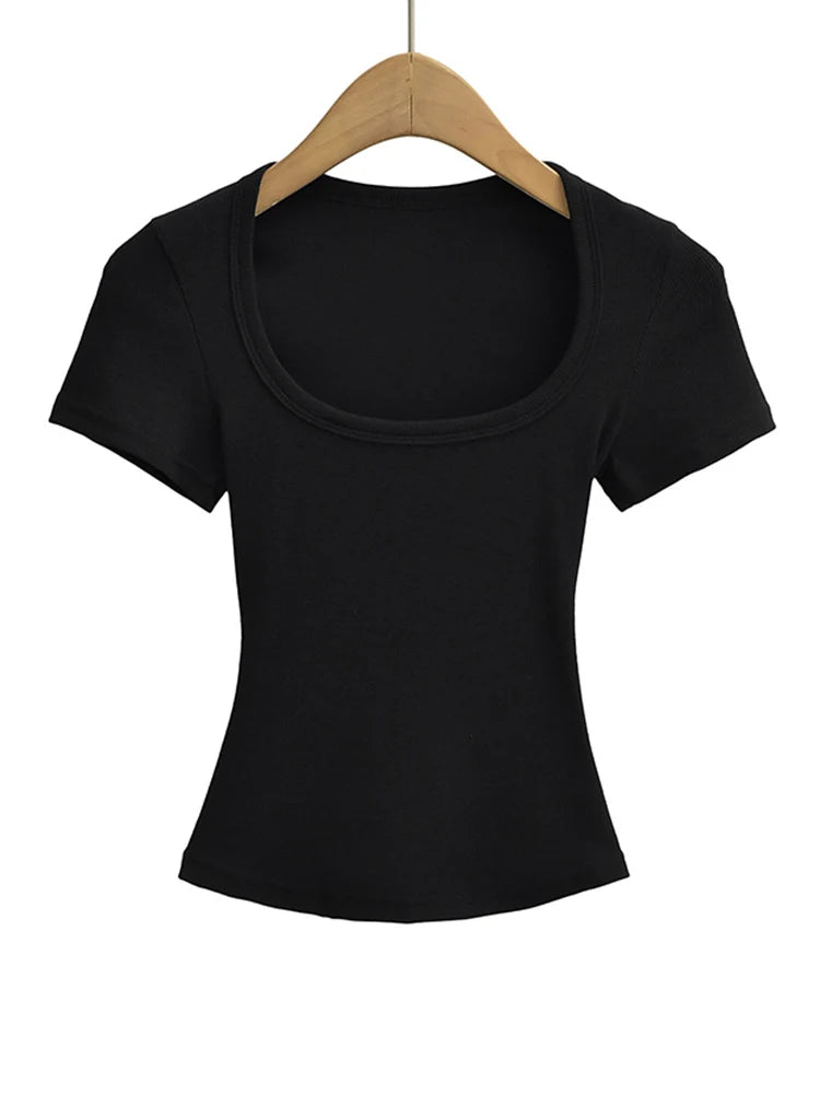 Women's Square Neck Crop Top