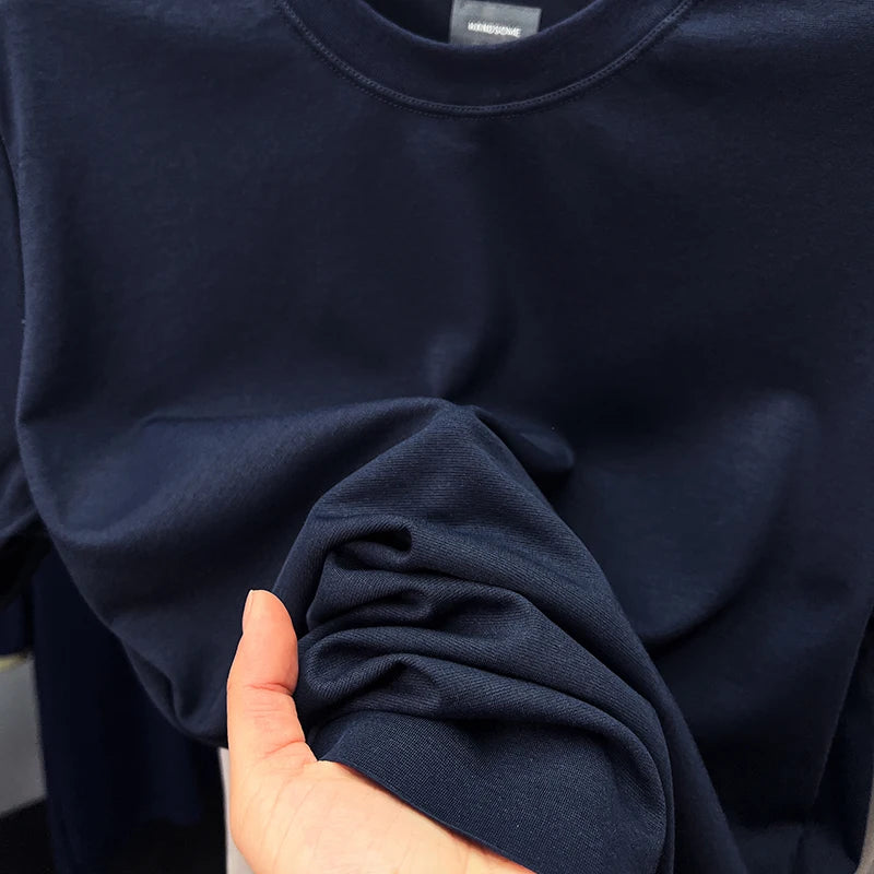Men's Premium Embroidered Cotton T-Shirt