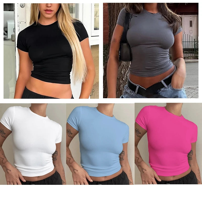 Women's Slim Fit Knit T-Shirt