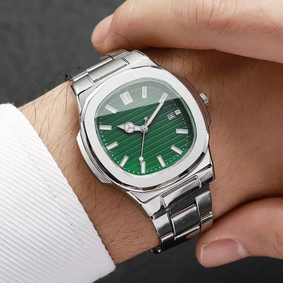 Men's Luxury Square Dial Quartz Watch