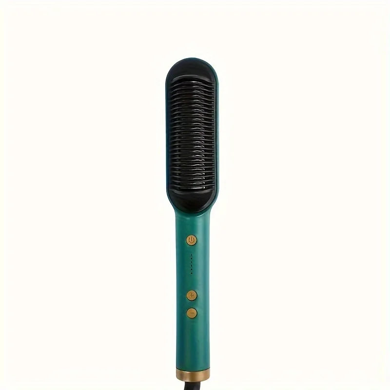 2-in-1 Electric Hair Straightener Comb