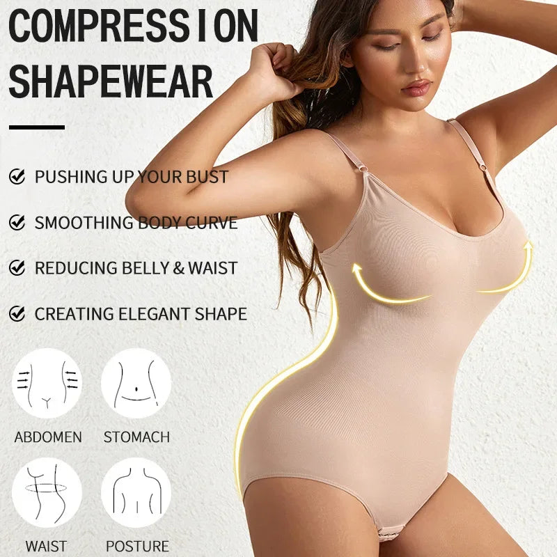 Women's Tummy Control Shapewear Bodysuit