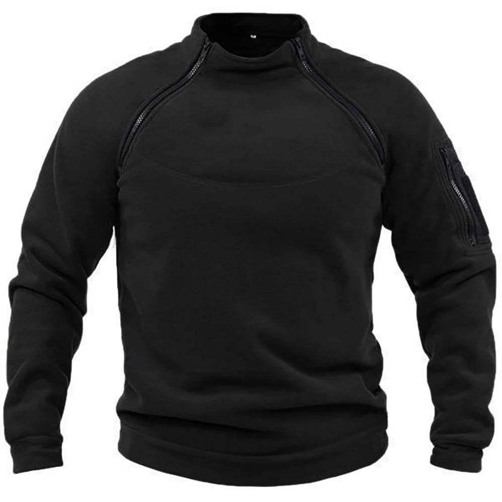 Men's Tactical Fleece Pullover Hoodie