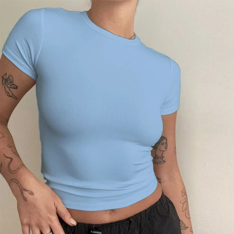 Women's Slim Fit Knit T-Shirt