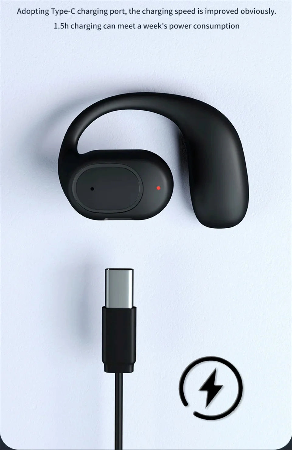 Bone Conduction Bluetooth Headphones