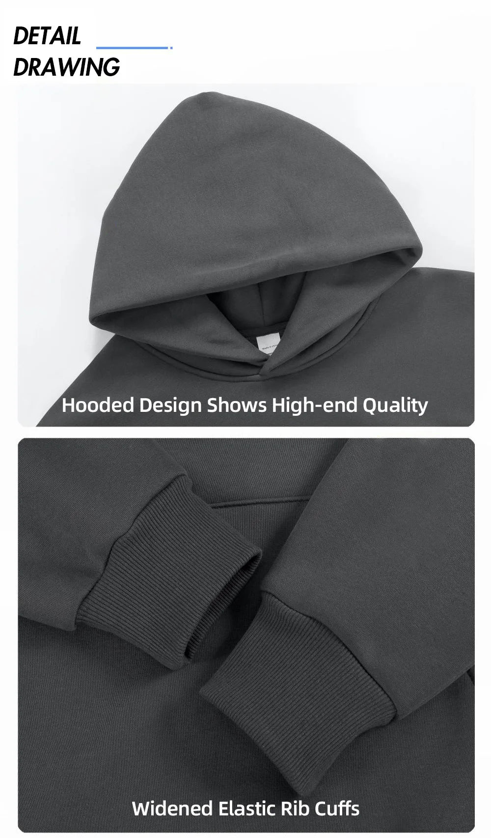 Men's Heavyweight Fleece Pullover Hoodie