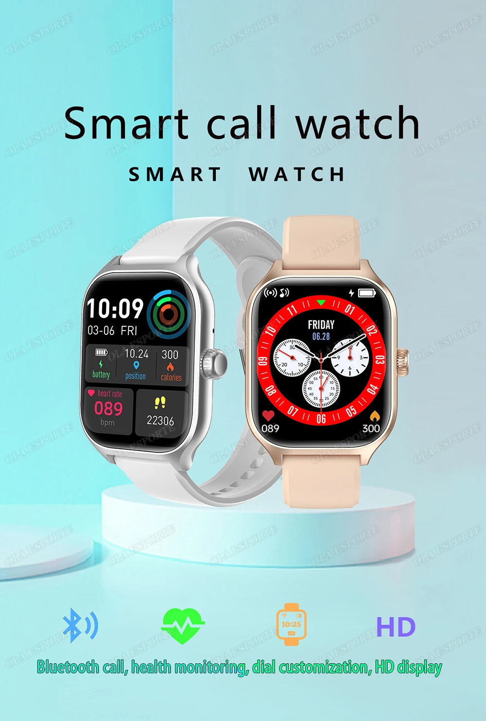 Smart Watch with Bluetooth Call
