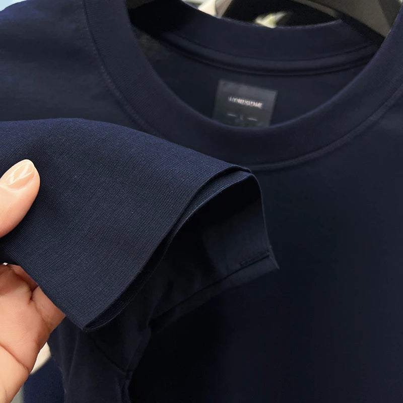 Men's Premium Embroidered Cotton T-Shirt