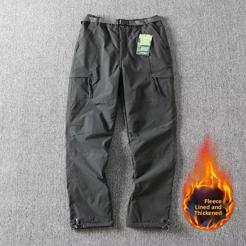 Men's Fleece-Lined Waterproof Work Pants