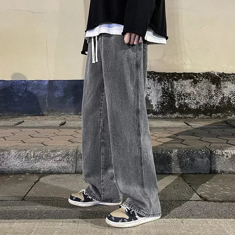 Men's Loose Straight Leg Jeans