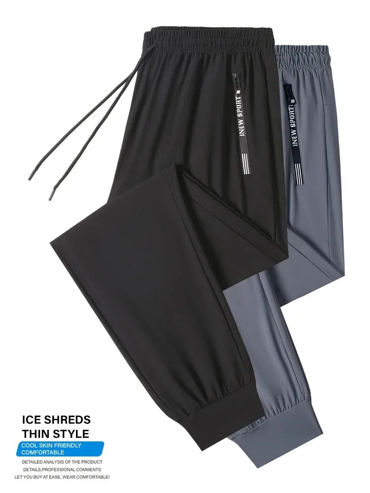 Men's Ice Silk Wide Leg Pants