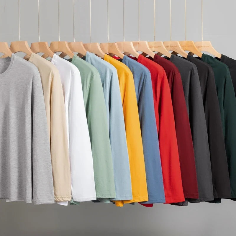 Men's Cotton Long Sleeve T-Shirt