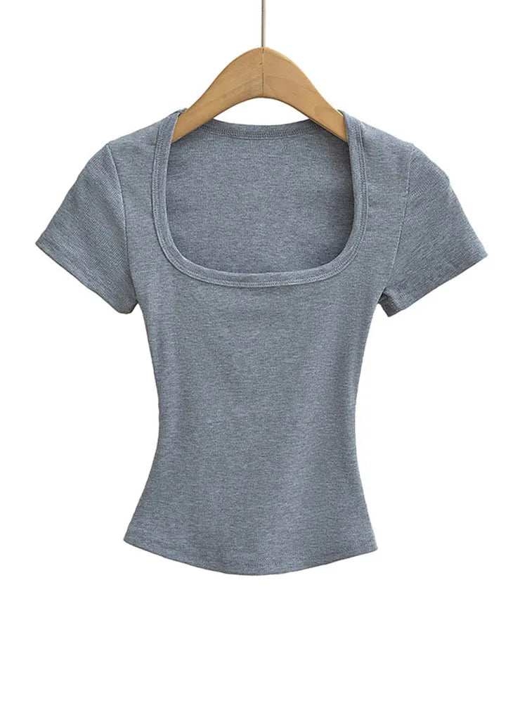Women's Square Neck Crop Top