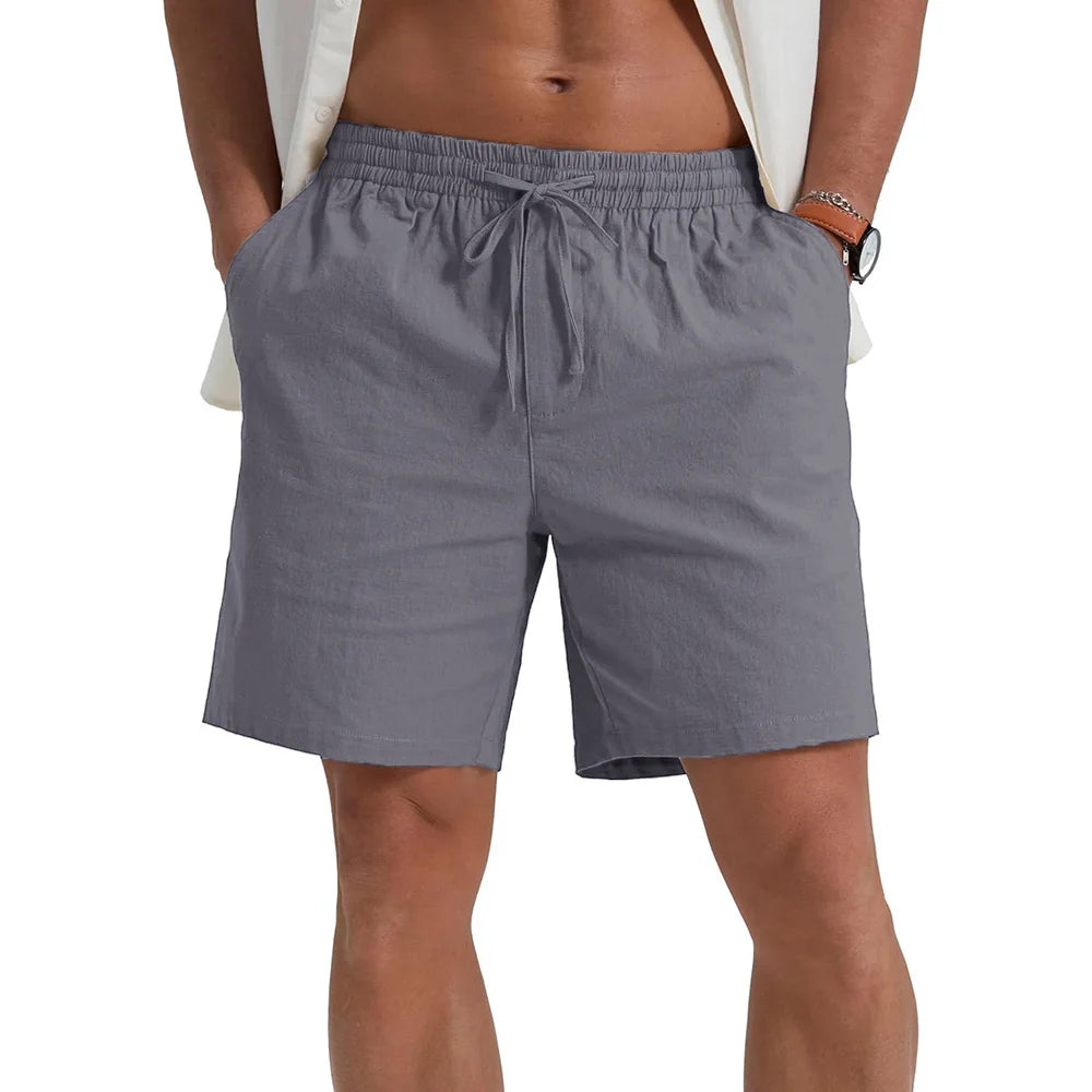 Men's Lightweight Linen Shorts