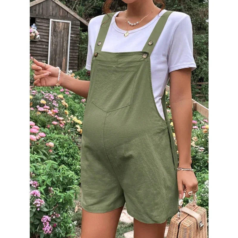 Maternity Cotton Jumpsuit