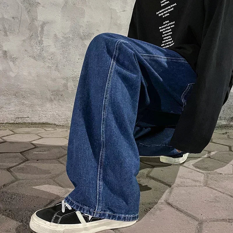 Men's Loose Straight Leg Jeans