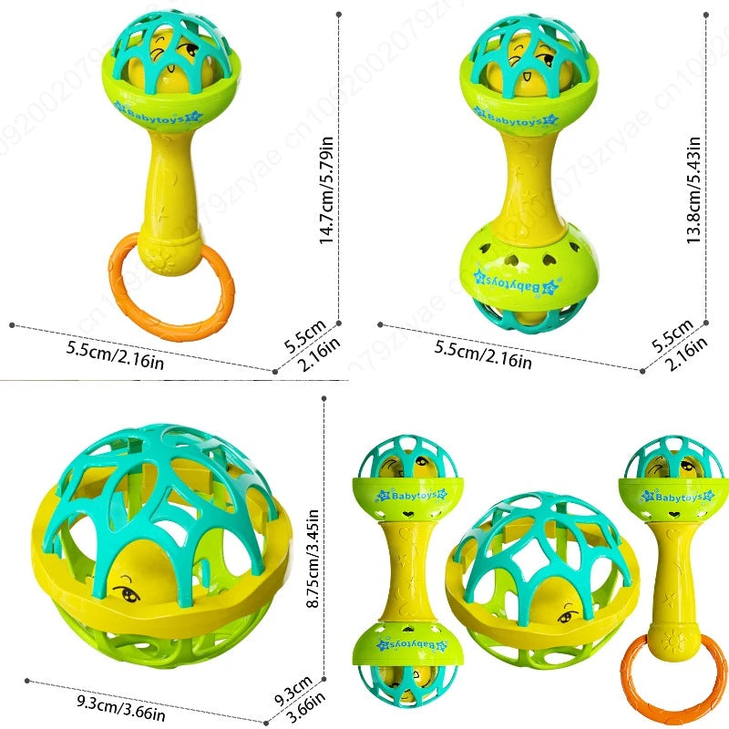 Baby Sensory Rattle Toy Set