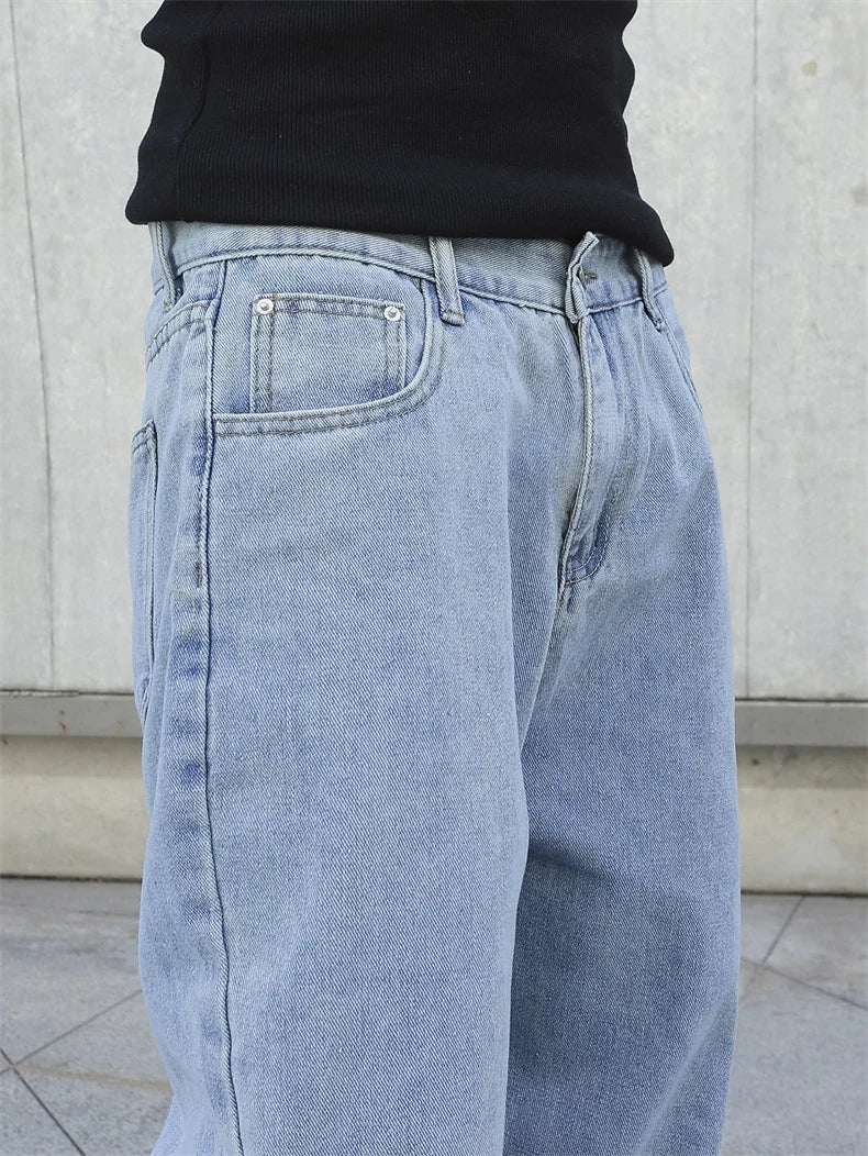 Men's Baggy Wide Leg Jeans