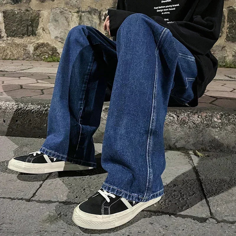 Men's Loose Straight Leg Jeans
