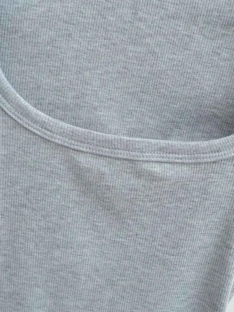 Women's Square Neck Crop Top