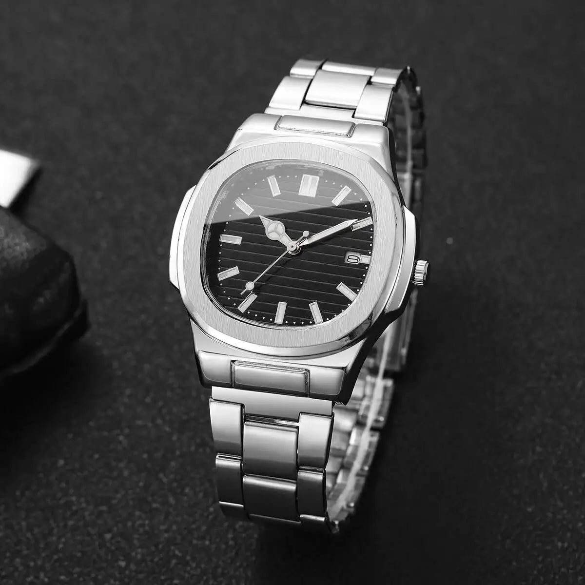 Men's Luxury Square Dial Quartz Watch
