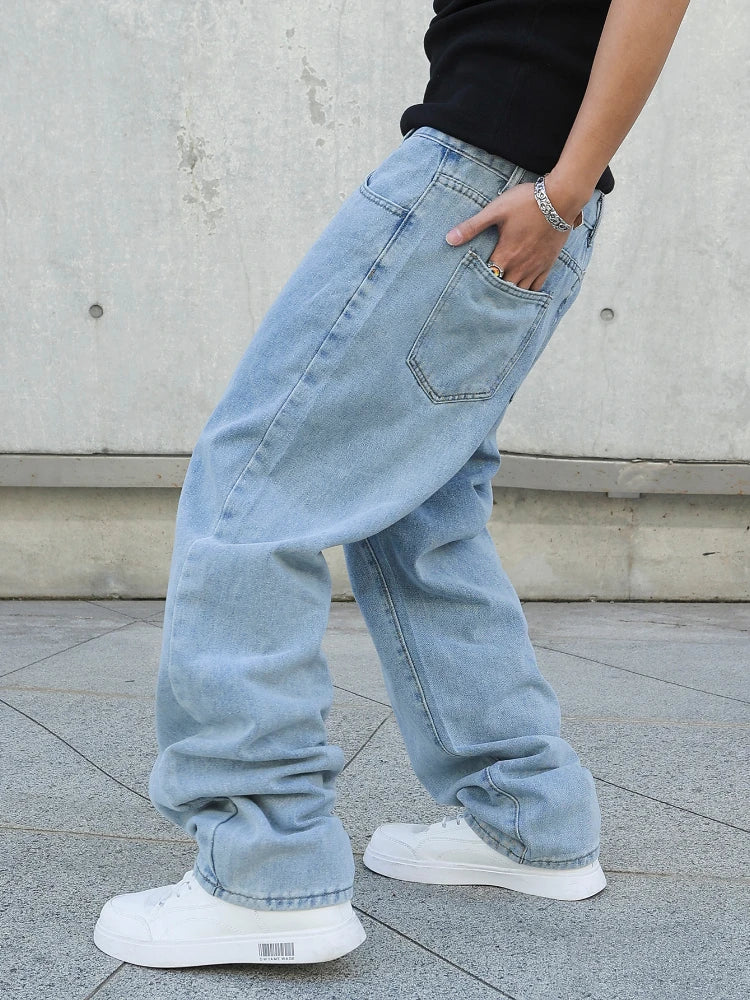Men's Baggy Wide Leg Jeans