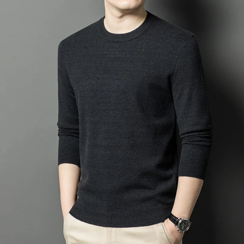 Men's Diamond Pattern Knit Sweater
