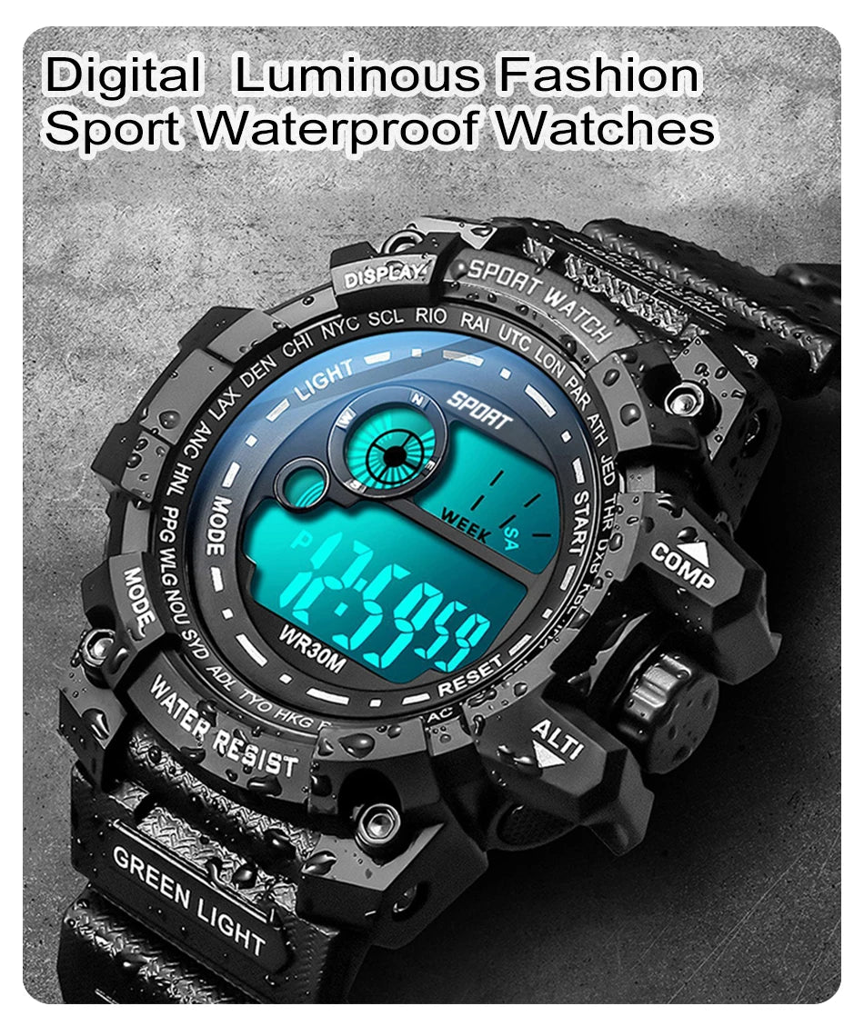 Men's LED Digital Sport Watch