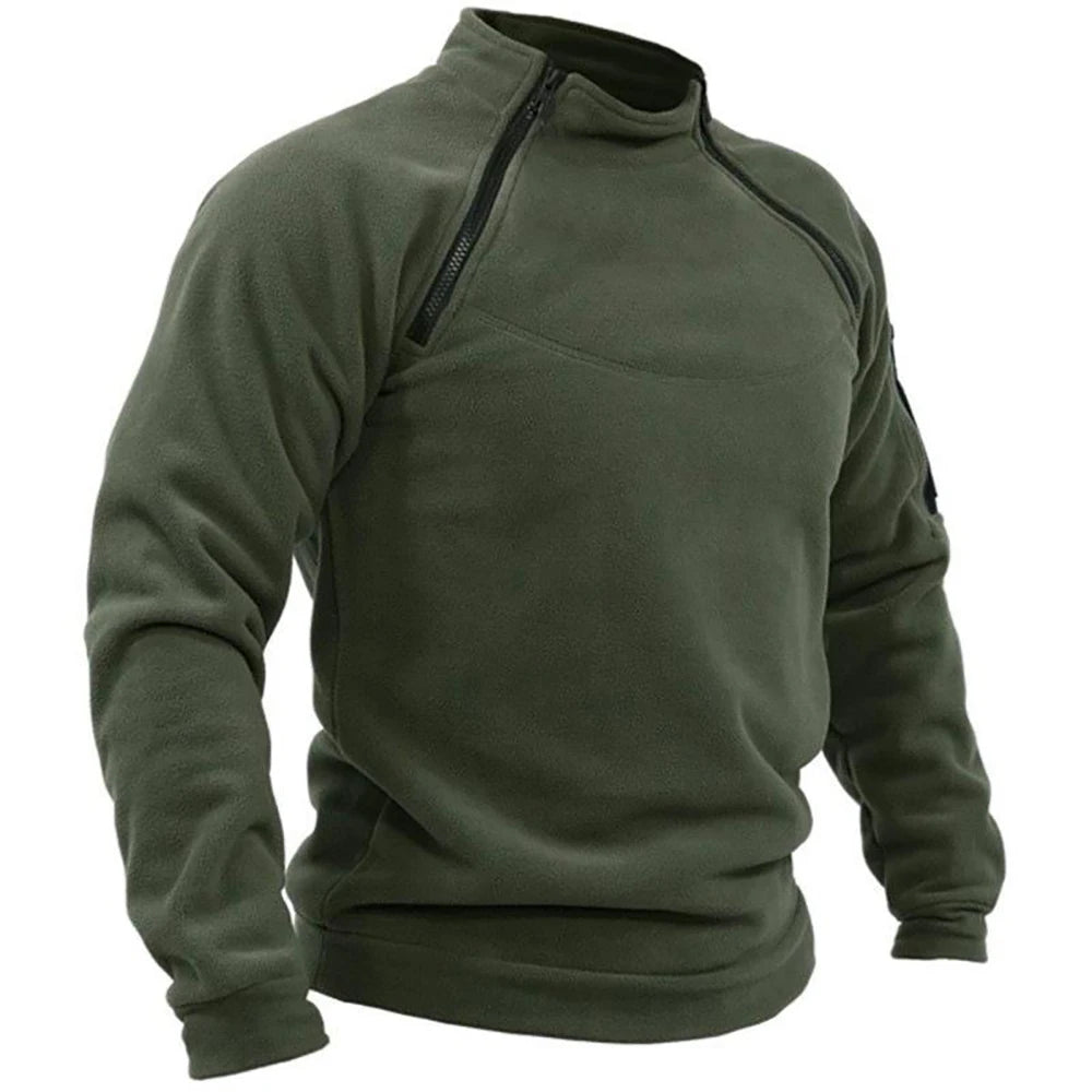 Men's Tactical Fleece Pullover Hoodie